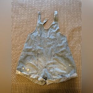 Size small free people denim overalls